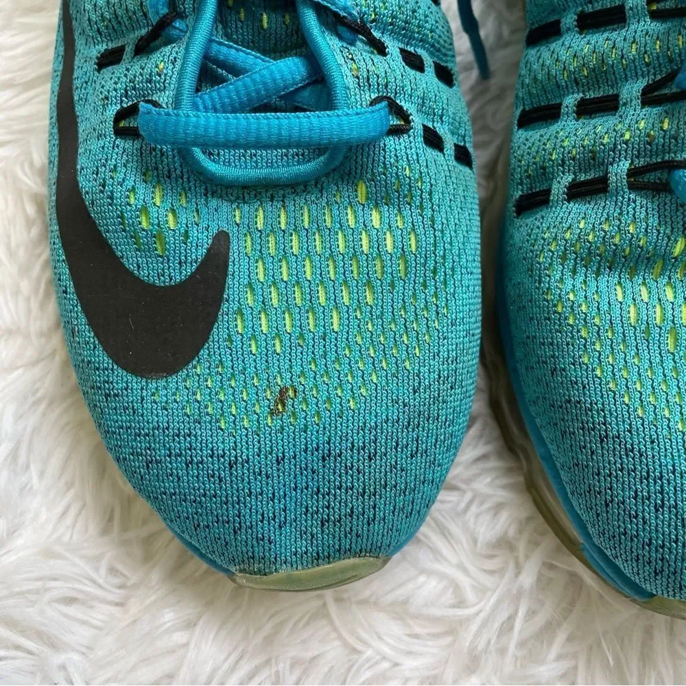 NIKE AIR MAX 2016 blue sneaker shoes‎ size 7 Youth 807236-400